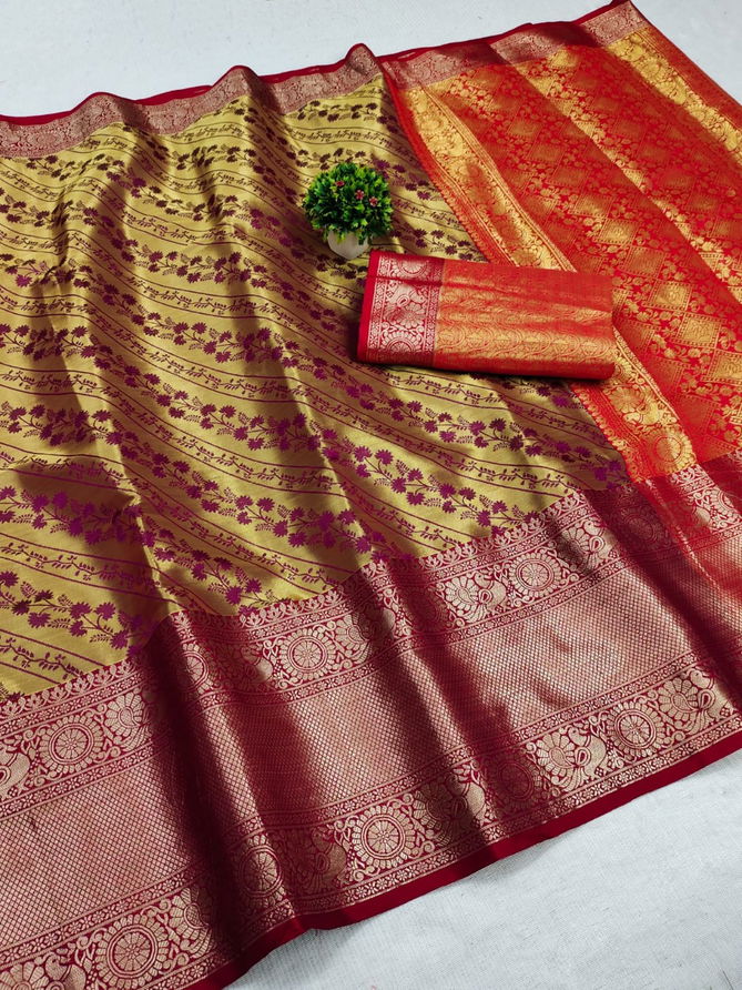 Meera 129 Festive Wear Wholesale Banarasi Silk Saree Catalog
